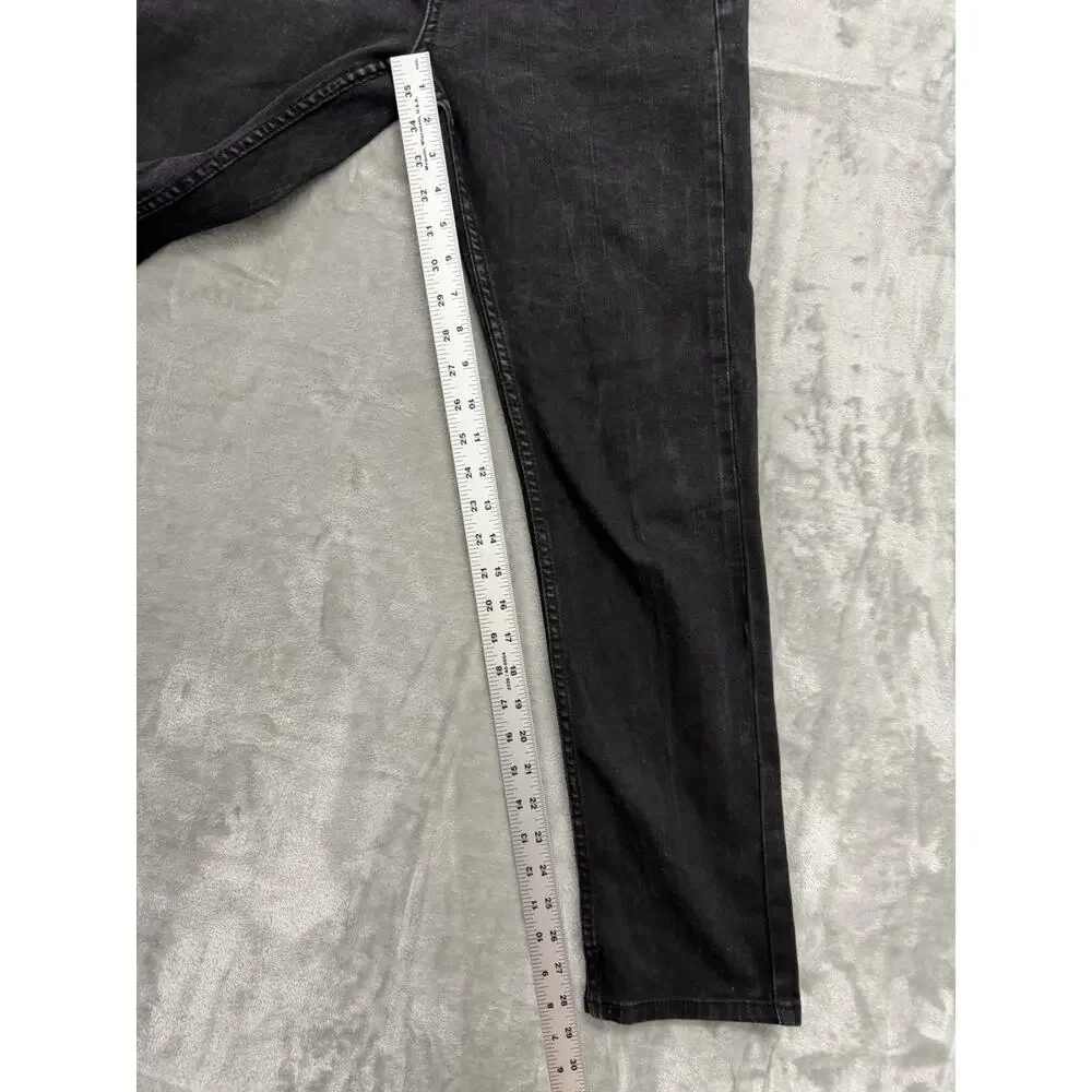 Levi's Boys 502 Regular Taper Fit Performance Black Jeans, Size 14